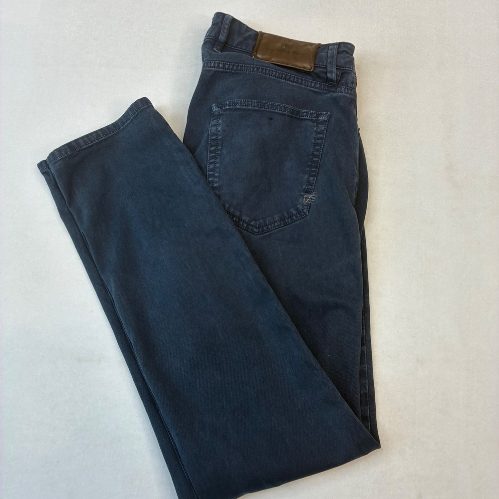 PT05‎ Soul Pants Mens 34x32 Navy Blue Slim Fit 5-Pocket Trousers Italy